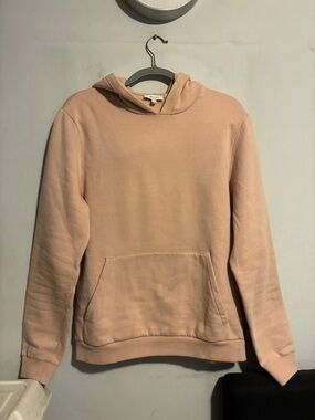 Reiss Men’s Pale Pink Crewneck Hoodie Sweatshirt